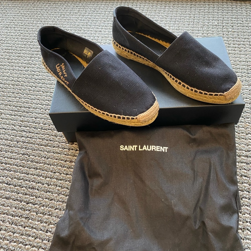 SAINT LAURENT Sl Espadrilles, NIB, size 37.5 - Picture 4 of 5